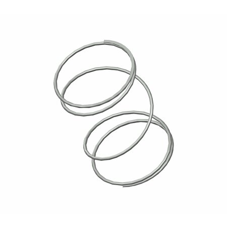 ZORO APPROVED SUPPLIER Compression Spring, O=1.578, L= 2.38, W= .058 R G109959466